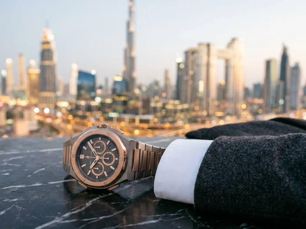 Audemars Piguet style replica watch in Dubai for smart casual outfits