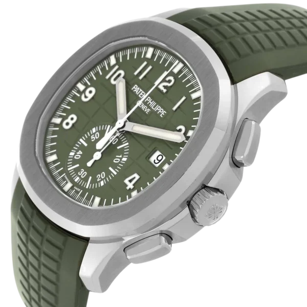 Patek Philippe Aquanaut 5168G-010 Khaki Green replica watch in Dubai by Dubai Qasr Replica Watches