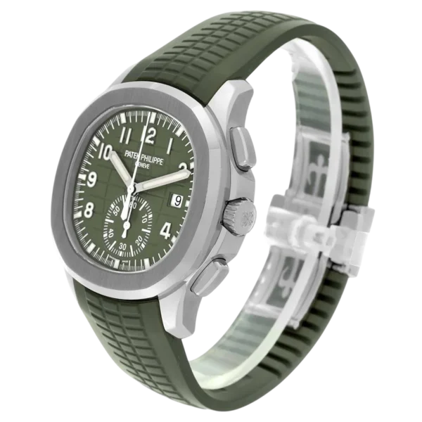Patek Philippe Aquanaut 5168G-010 Khaki Green replica watch in Dubai by Dubai Qasr Replica Watches