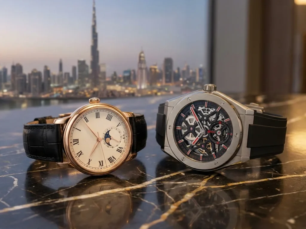 Patek Philippe vs Richard Mille Replica Watches Dubai Patek Philippe vs Richard Mille replica watches in Dubai style comparison