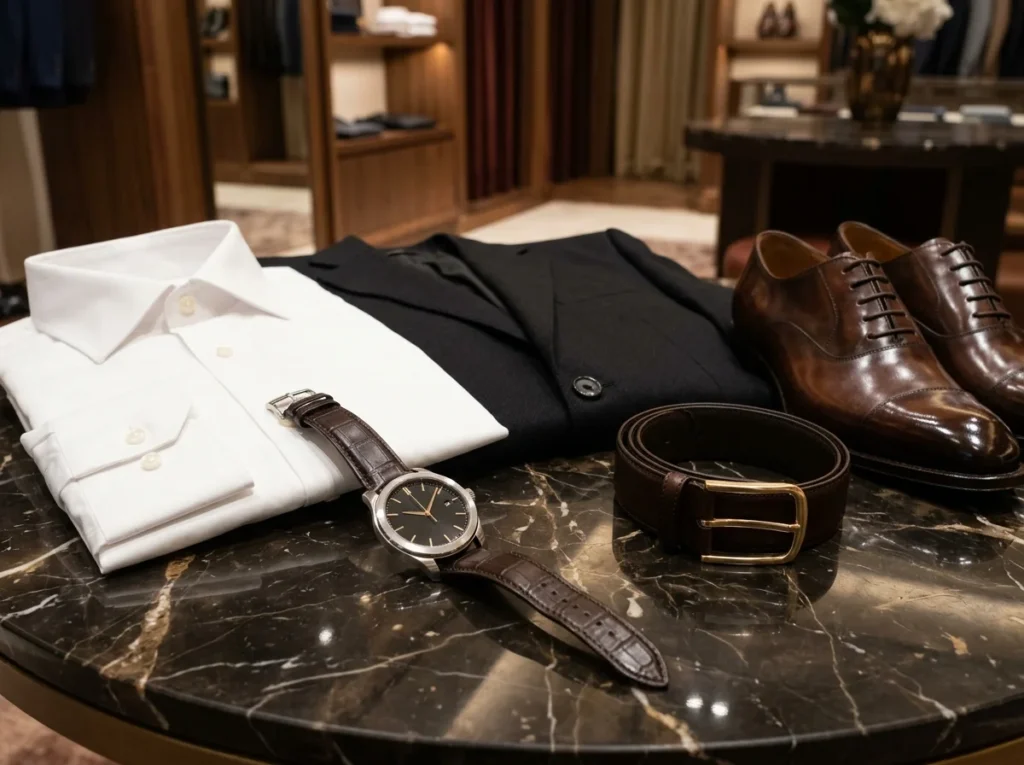 Premium replica watches Dubai styled with formal clothing