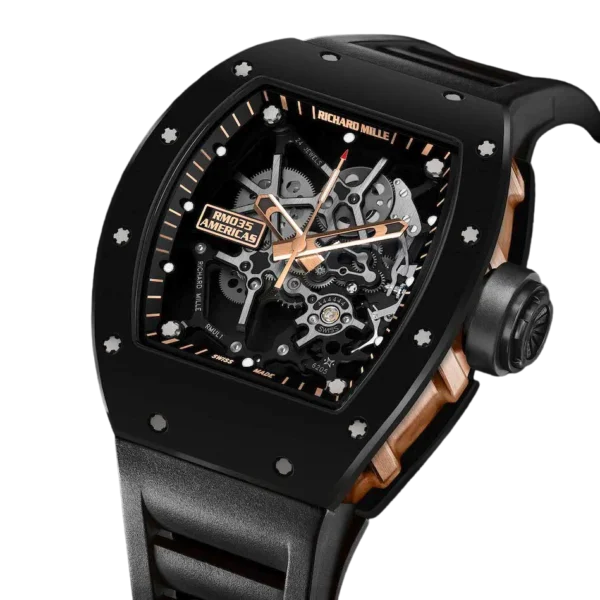 Richard Mille RM035 Americas Black Toro replica watch in Dubai by Dubai Qasr Replica Watches