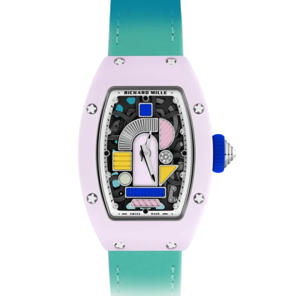 Richard Mille RM07-01 Pastel Pink Ceramic replica watch in Dubai by Dubai Qasr Replica Watches