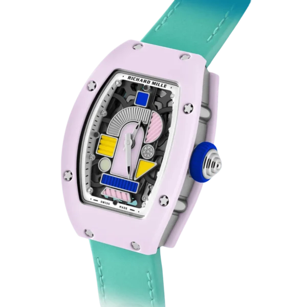 Richard Mille RM07-01 Pastel Pink Ceramic replica watch in Dubai by Dubai Qasr Replica Watches
