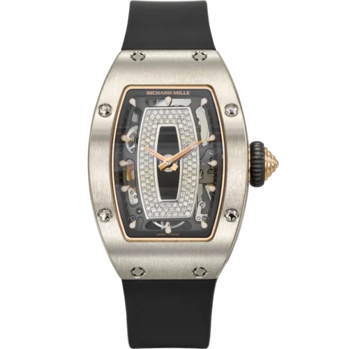 Richard Mille RM07-01 White Gold Automatic Replica Watch Richard Mille RM07-01 White Gold Automatic replica watch in Dubai by Dubai Qasr Replica Watches