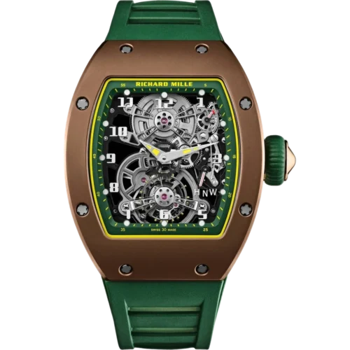 Richard Mille RM17-01 Brown Cermet Tourbillon Replica Watch Richard Mille RM17-01 Brown Cermet Tourbillon replica watch in Dubai by Dubai Qasr Replica Watches