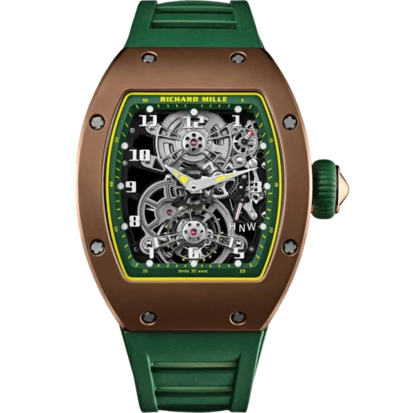 Richard Mille RM17-01 Brown Cermet Tourbillon replica watch in Dubai by Dubai Qasr Replica Watches