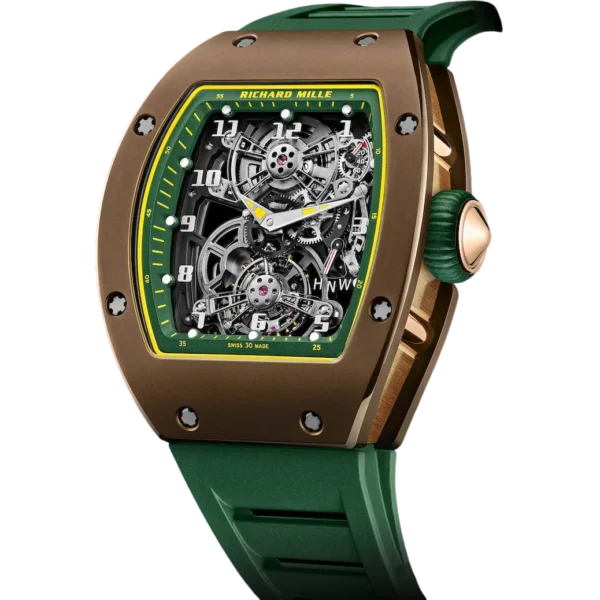 Richard Mille RM17-01 Brown Cermet Tourbillon replica watch in Dubai by Dubai Qasr Replica Watches
