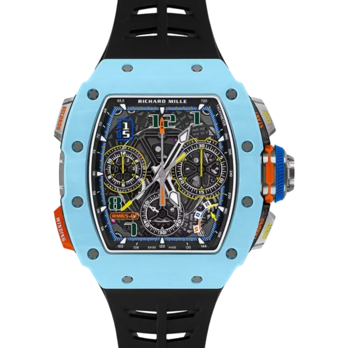 Richard Mille RM65-01 Blue Split Seconds Chronograph Replica Watch Richard Mille RM65-01 Blue Split Seconds Chronograph replica watch in Dubai by Dubai Qasr Replica Watches