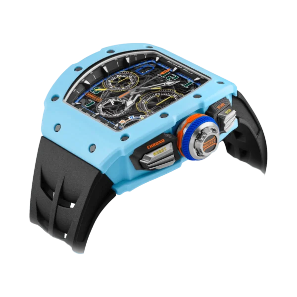 Richard Mille RM65-01 Blue Split Seconds Chronograph replica watch in Dubai by Dubai Qasr Replica Watches