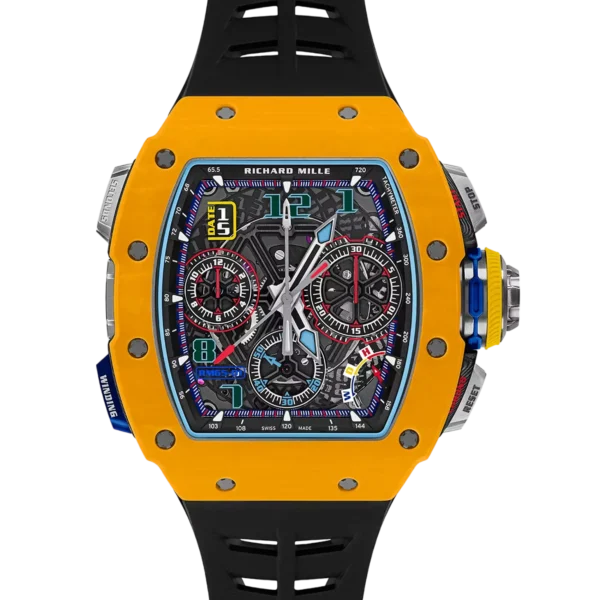 Richard Mille RM65-01 Orange Split Seconds Chronograph replica watch in Dubai by Dubai Qasr Replica Watches