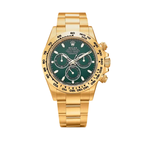 Rolex Cosmograph Daytona 116508 Green Dial 40mm replica watch in Dubai by Dubai Qasr Replica Watches