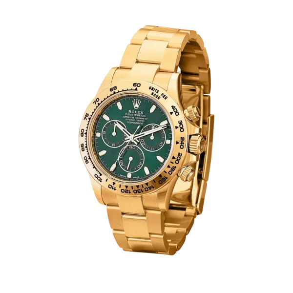 Rolex Cosmograph Daytona 116508 Green Dial 40mm replica watch in Dubai by Dubai Qasr Replica Watches