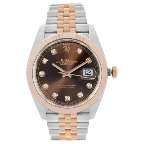 Rolex Datejust 41 126331 Chocolate Dial replica watch in Dubai by Dubai Qasr Replica Watches