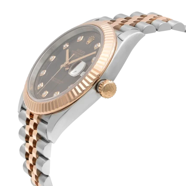 Rolex Datejust 41 126331 Chocolate Dial replica watch in Dubai by Dubai Qasr Replica Watches